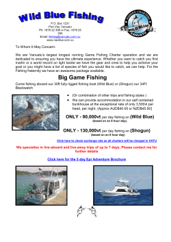Big Game Fishing