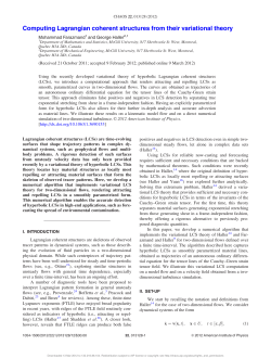 Computing Lagrangian coherent structures from