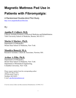 Magnetic Mattress Pad Use in