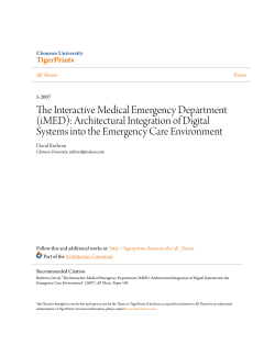 The Interactive Medical Emergency Department