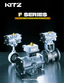 Pneumatic Actuators for Ball and Butterfly Valves 7=09