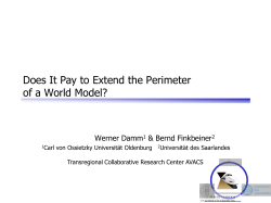 Does It Pay to Extend the Perimeter of a World Model?
