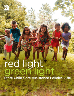 State Child Care Assistance Policies 2016