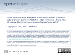 Outcome Domains for a Neighborhood Development