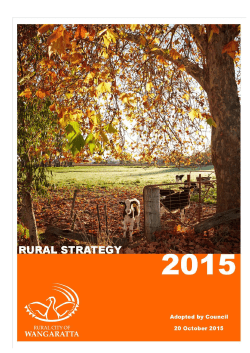 Rural Land Use Strategy Review