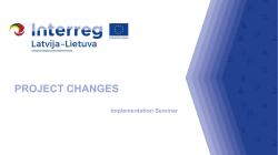 Latvia-Lithuania Cross Border Cooperation Programme