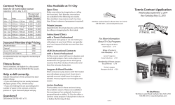 Tennis Contract Application - Tri