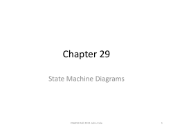 Chapter 29 -- State Diagrams