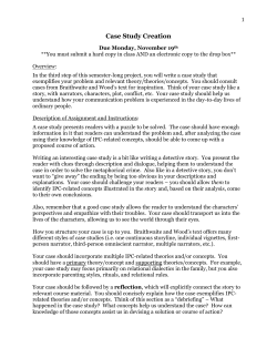 Case Study Creation