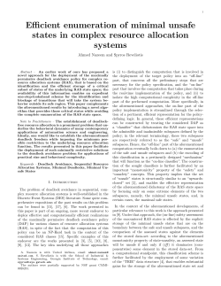Efficient enumeration of minimal unsafe states in complex resource