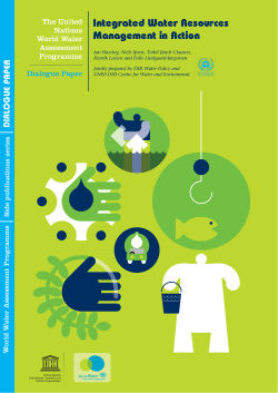 Integrated water resources management in action