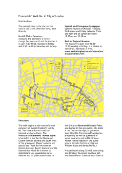 Economists` Walk No. 4: City of London