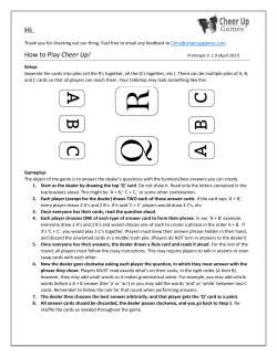 How to Play Cheer Up!