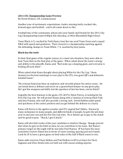 2011 CFL Championship Game Preview