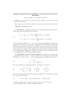 Order conditions for general two-step Runge