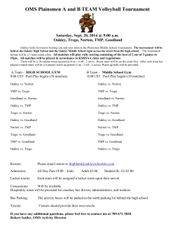 Oakley Plainsmen Volleyball Tournament - Mid