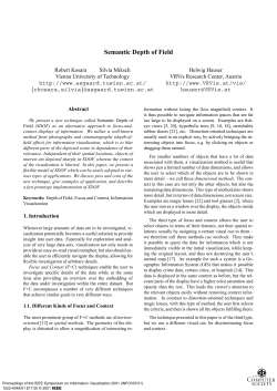 Semantic depth of field - Information Visualization, 2001. INFOVIS