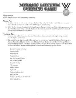 Melodic Rhythm Guessing Game melodic rhythm Guessing Game