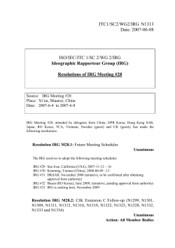 IRGN1313 - ISO/IEC JTC 1/SC 2 N
