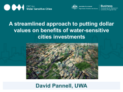 A streamlined approach to putting dollar values on benefits of water