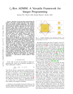lp-Box ADMM: A Versatile Framework for Integer Programming