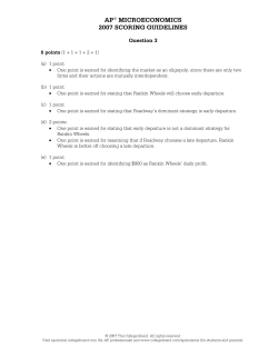 AP 07 Microeconomics