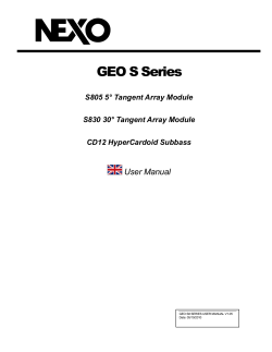 GEO S Series