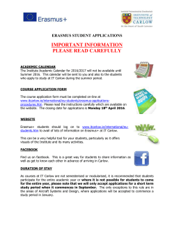 IMPORTANT INFORMATION