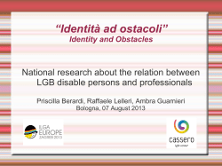 Presentazione di una novit&agrave; - ILGA