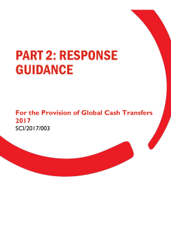Part 2 Response Guidance - Save the Children International