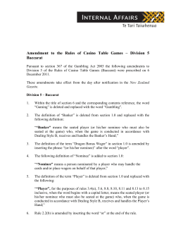 Amendments - December 2011