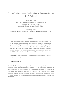 On the Probability of the Number of Solutions for