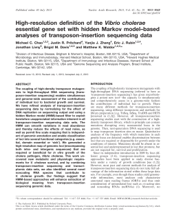 High-resolution definition of the Vibrio cholerae essential gene set