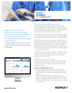 Kofax Insight for Healthcare