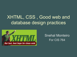 Snehal_XHTML