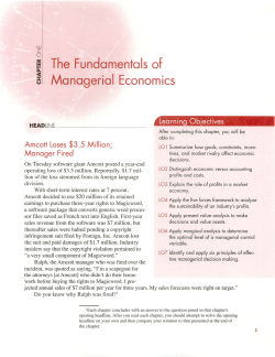 The Fundamentals of Managerial Economics