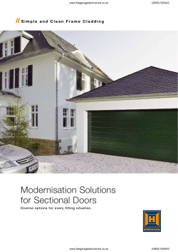 Hormann Sectional Door Finishing Products
