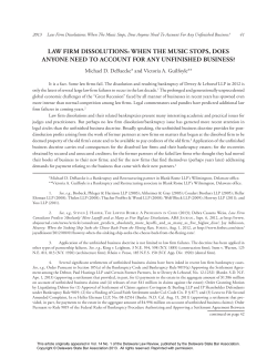 law firm dissolutions