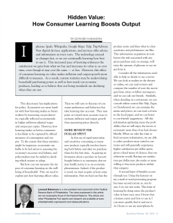 Hidden Value: How Consumer Learning Boosts Output