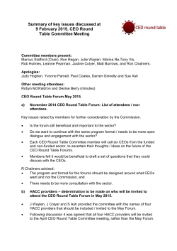 9 February 2015 - Disability Services Commission