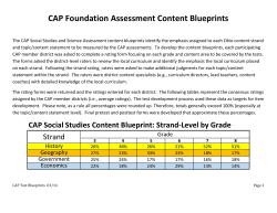 CAP Blueprints