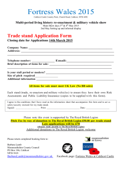 Fortress Wales at Caldicot Castle