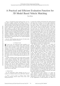 A Practical and Efficient Evaluation Function for 3D Model Based