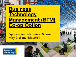 Business Technology Management (BTM) Co