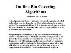 Bin Covering