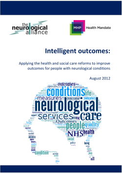 Intelligent Outcomes - Black Country Neurological Alliance