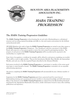training/HABAtrain_rev - Houston Area Blacksmith`s Association