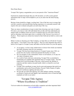 Buyers Guide - Yavapai Title Agency