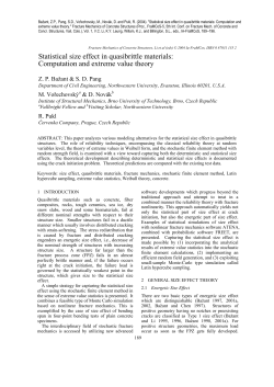 Statistical size effect in quasibrittle materials: Computation and