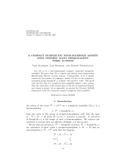 A compact symplectic four-manifold admits only finitely many